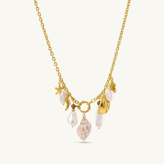 Ocean Whispers Charm Necklace