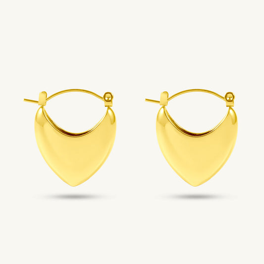 Golden Dagger Hoops