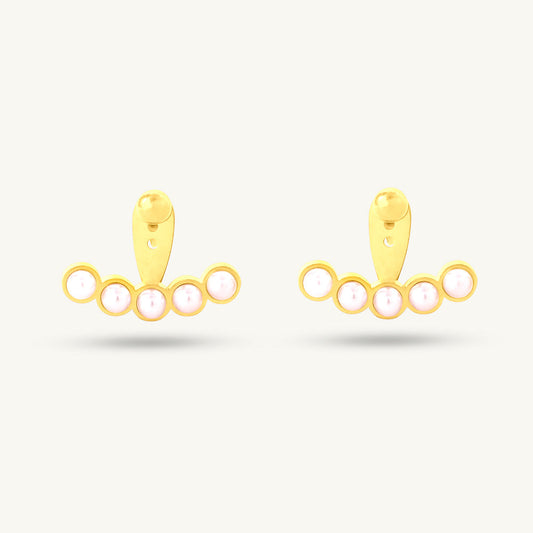 Pearl Fan Radiance Studs