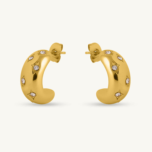 Molten Bold Drape Hoops